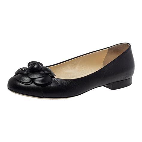 chanel camellia flats shoes|chanel ballet flats women.